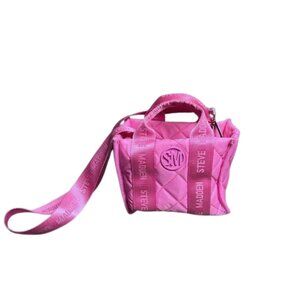 Steve Madden Mini Nylon Pink Cross Body Bag